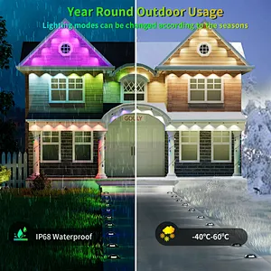 DC36V IP68 RGBW LED Permanent Outdoor Lighting LED Pixel Light Eave Lights